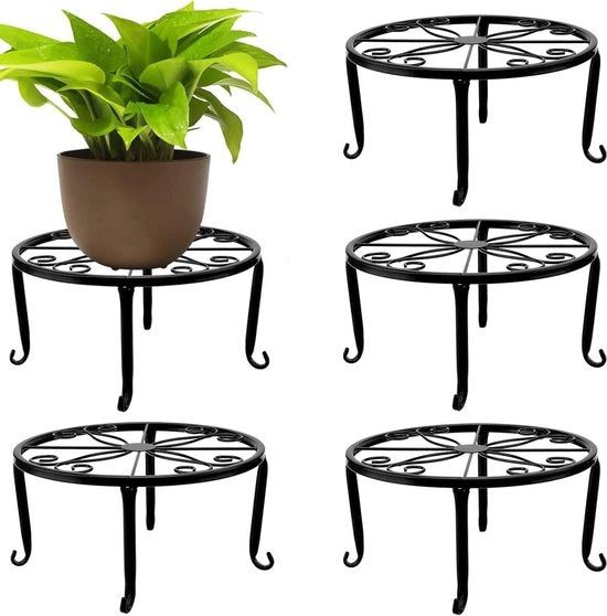 Stantuffi per piante in metallo nero da 23 cm - 5 pezzi