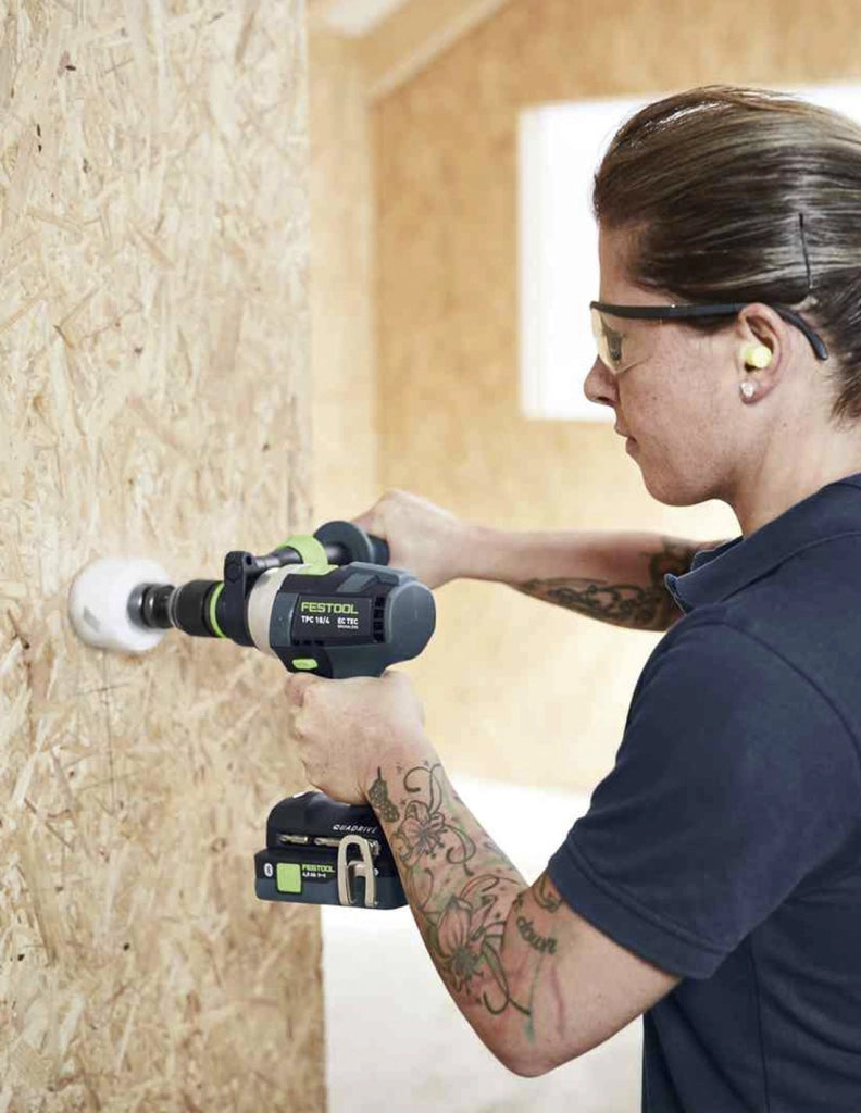 Trapano a Percussione FESTOOL QUADRIVE TPC 18/4 I-Basic (Solo corpo + Systainer SYS3 M 187)