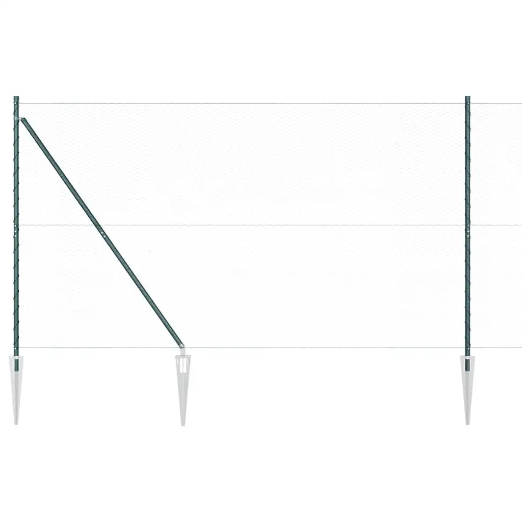 Palo della recinzione Verde 100 x 1,6 m (rete da 25 mm)