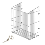 Portabottiglie estraibile Suprastar con chiusura soft, modulo 150 mm, Acciaio, Cromato