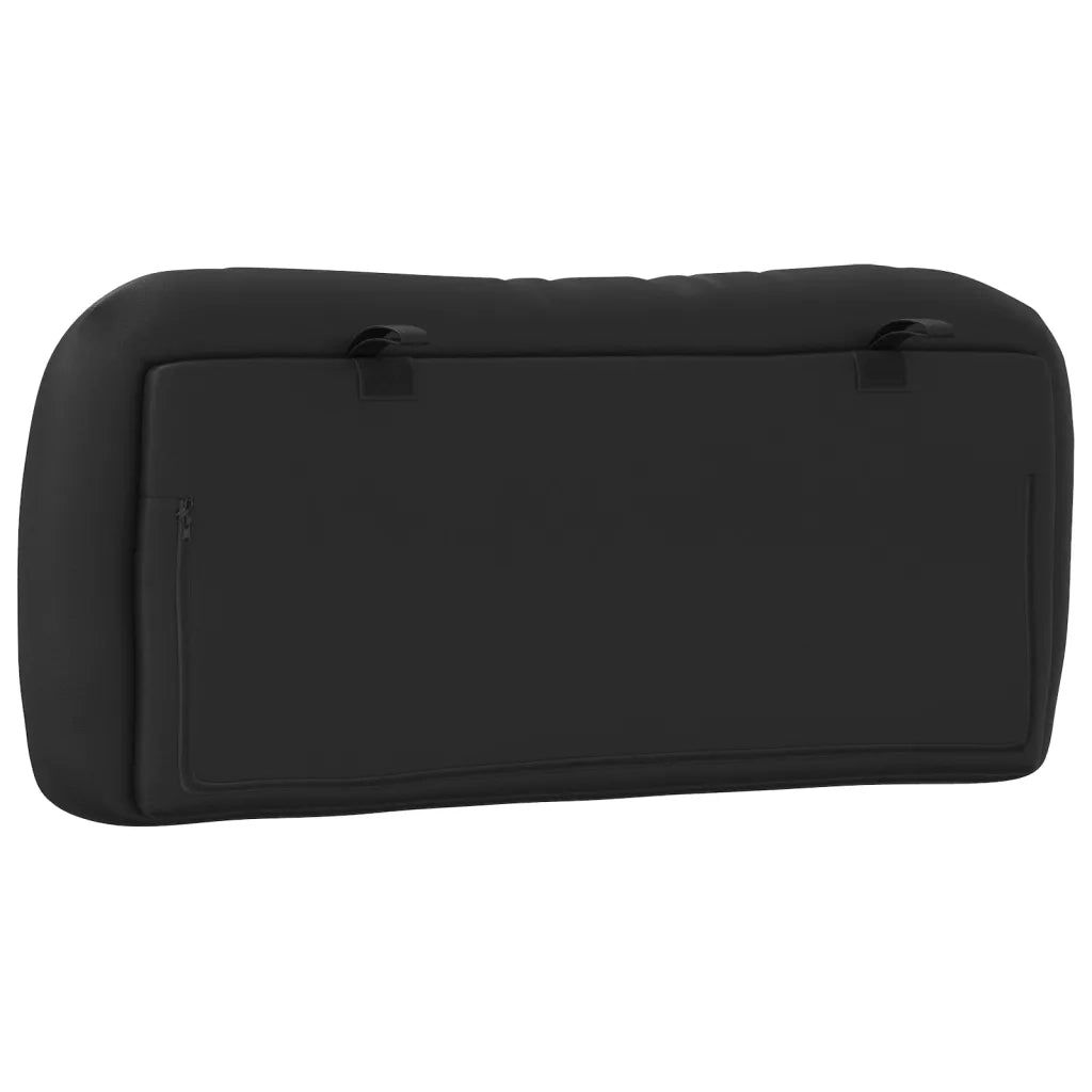 Cuscino Testiera Hvar Nero 80 cm in Similpelle 374532