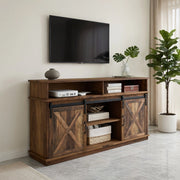 Credenza TV marrone in truciolare lunghezza 148 cm