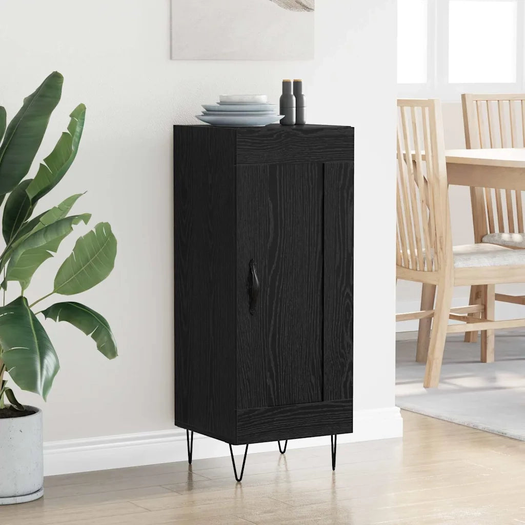 Credenza Rovere Nero 34,5 x 34 x 90 cm 881650