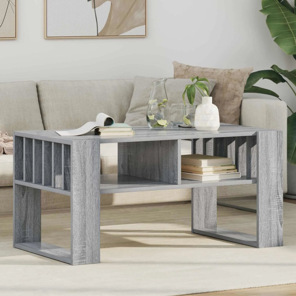 Tavolino da salotto | Tavolino da caff¨¨ | Tavolino da Soggiorno Grigio Sonoma 92 x 49,5 x 45 cm