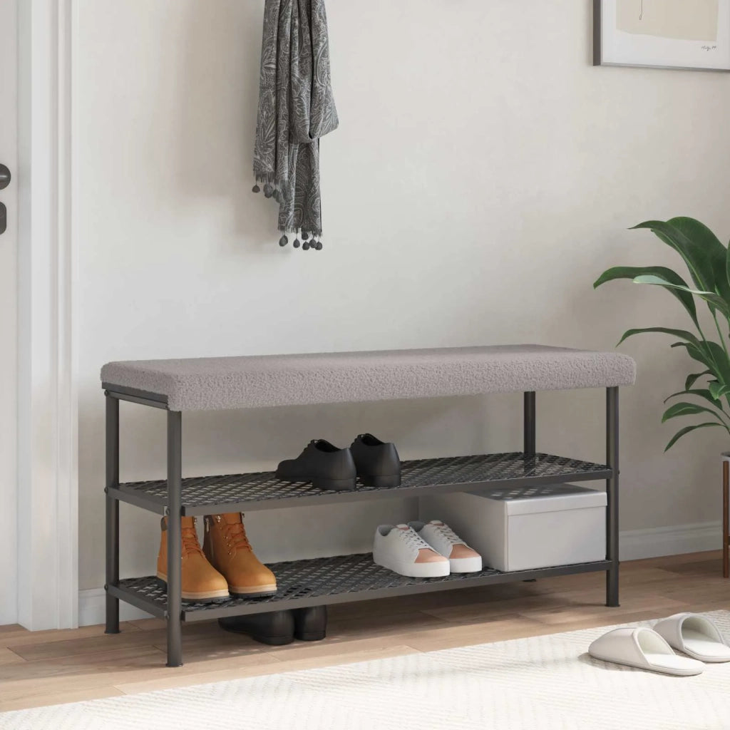 Cuscino per panchina Tessuto Sherpa Grigio Chiaro 42043380