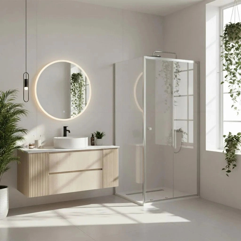Cabina Doccia Rea Primo Slide 120x100 Chrome
