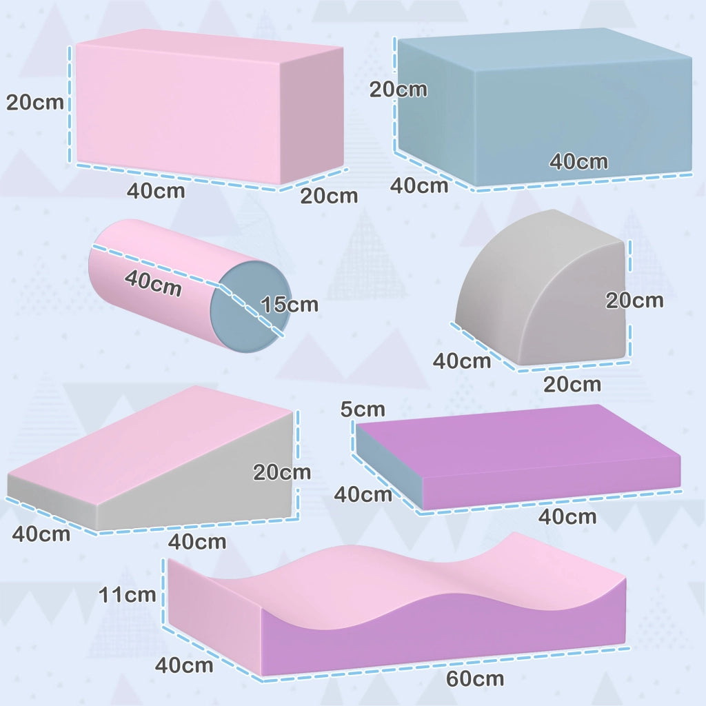 Blocchi di schiuma per bambini ¨C zephmum ¨C 40x40x20 cm