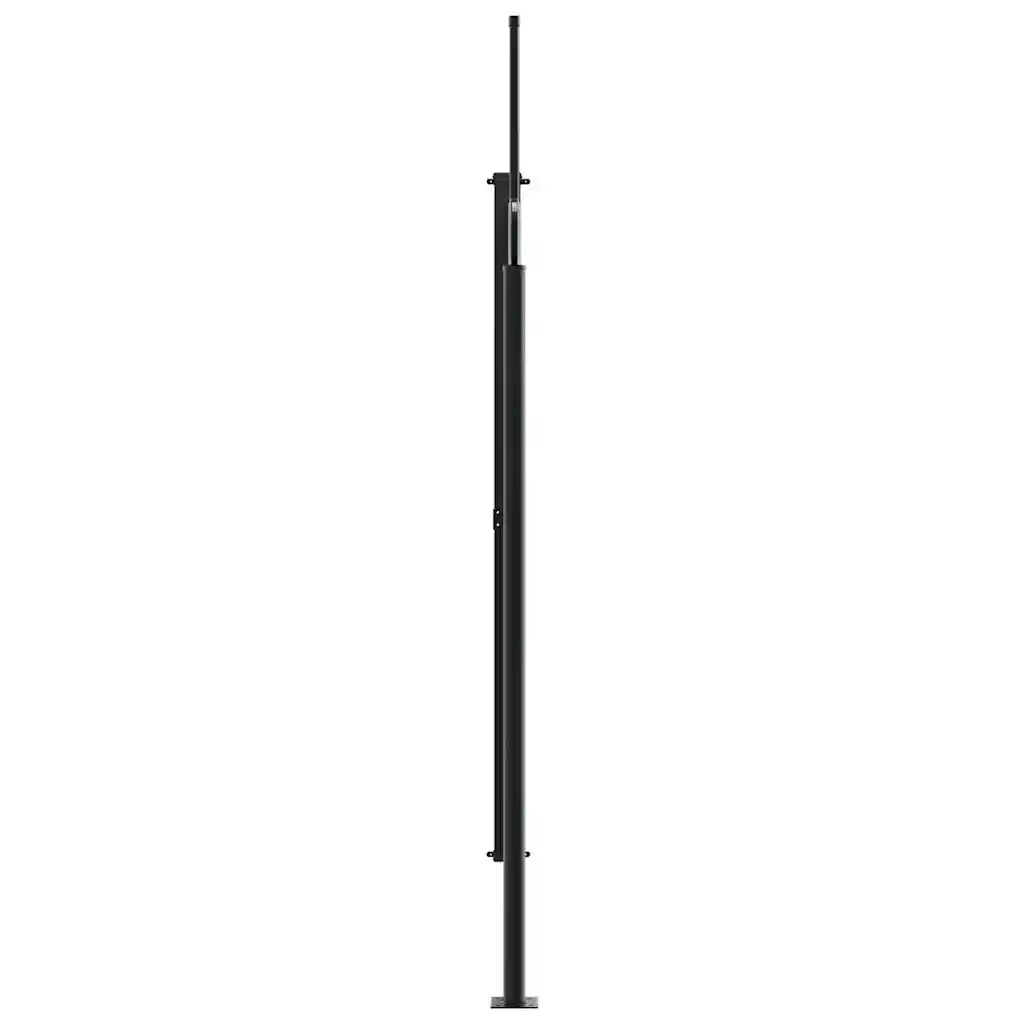Tenda da Sole Laterale Retrattile Nera 200x300 cm 4004354
