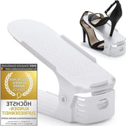 Organizzatore per scarpe - Raddoppia lo spazio disponibile - Bianco - 1 pezzo