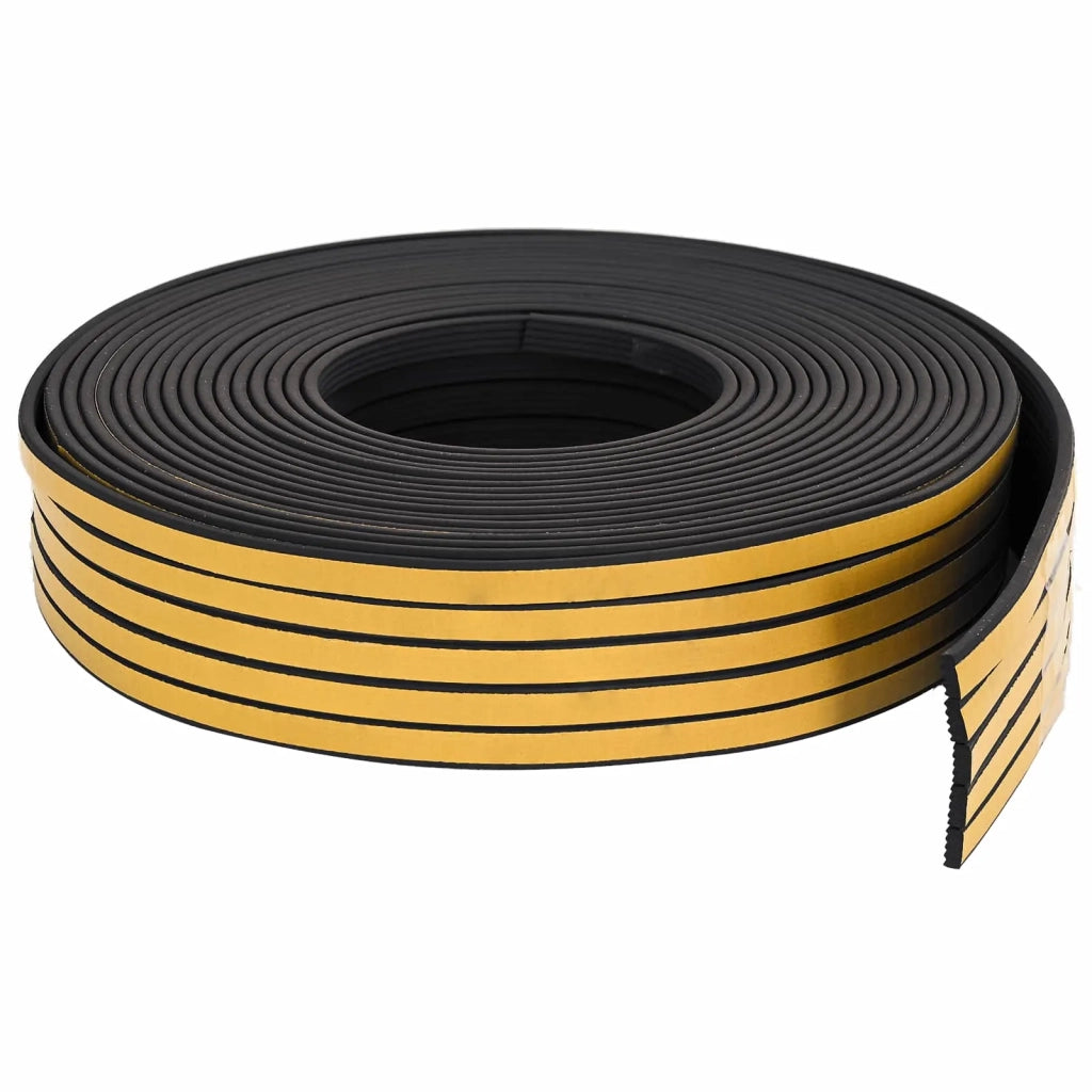 Nastro adesivo per finestre Nero 10 x 4 mm 25 m Schiuma EPDM 42038123