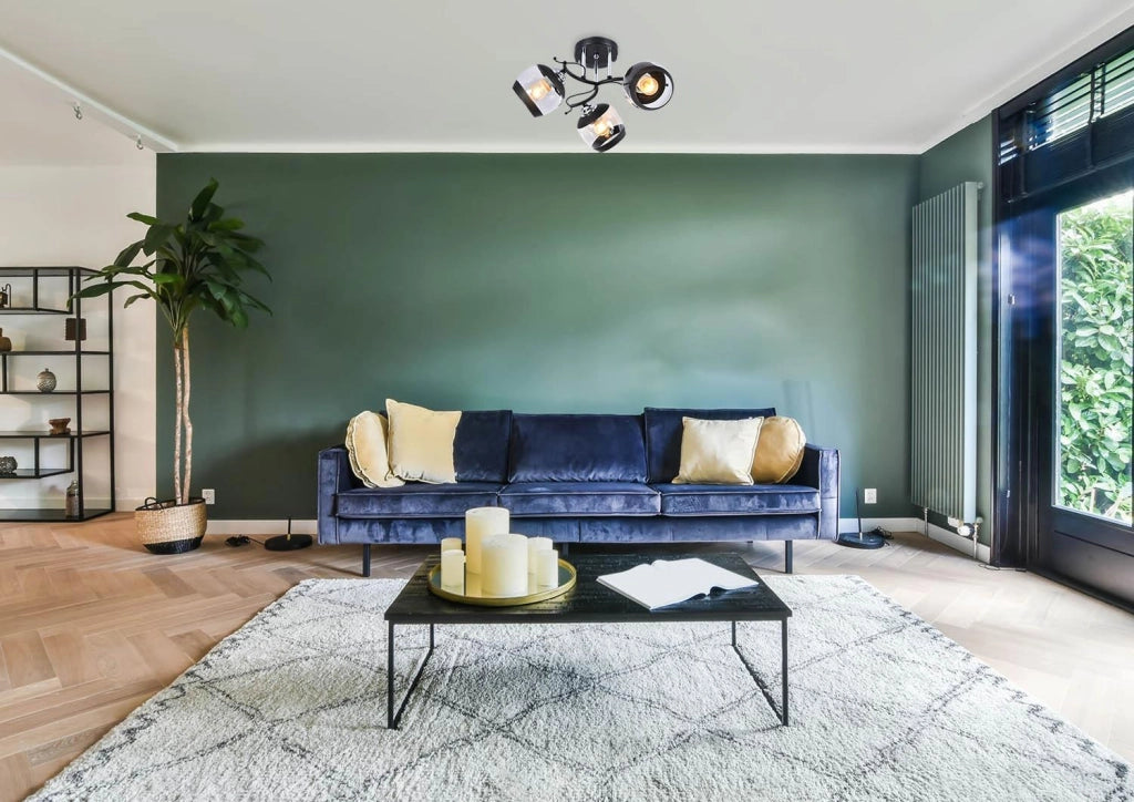Lampadario Alemria Lampex 966/3 3 luci E27 nero cromo