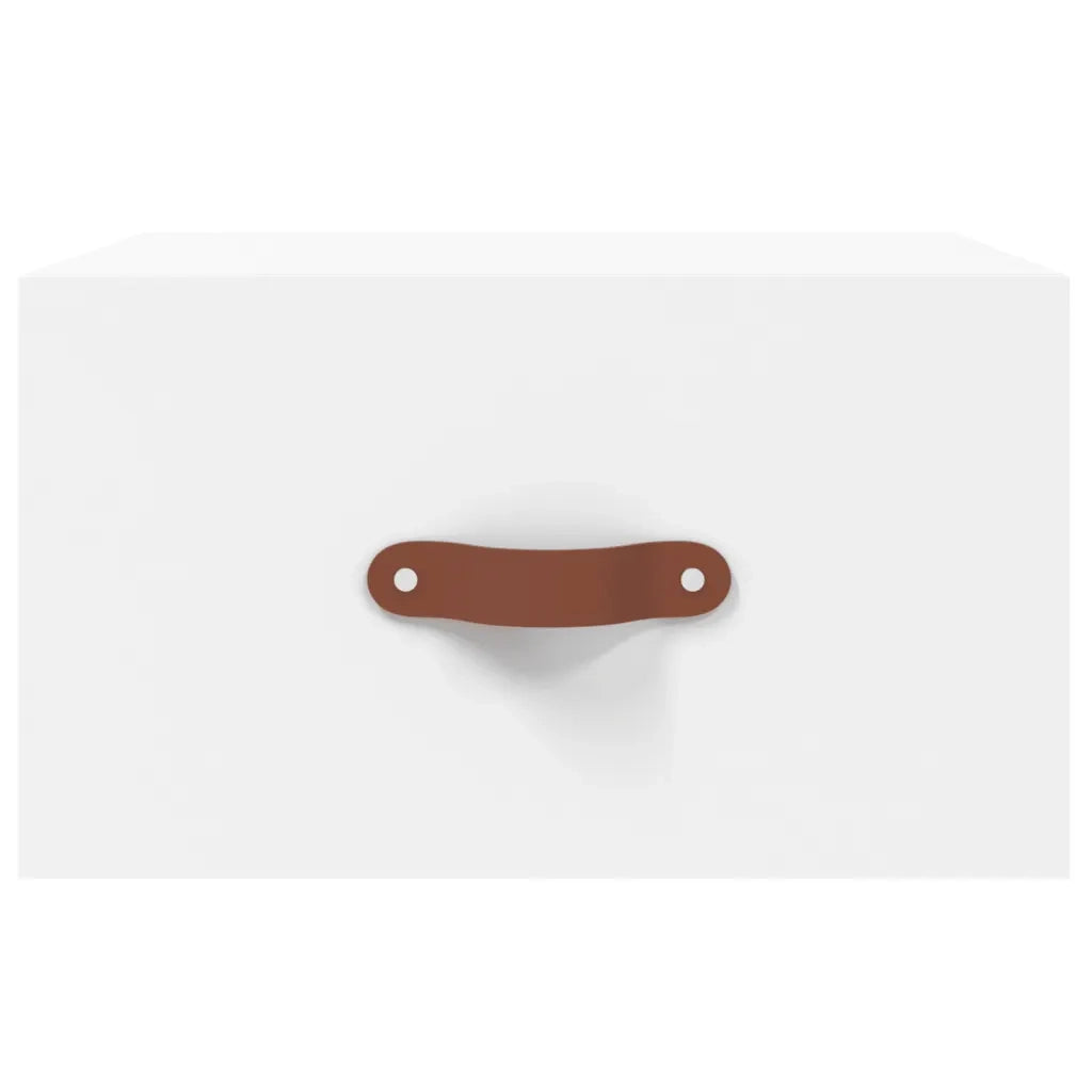 Comodino a Muro Bianco 35x35x20 cm 829772