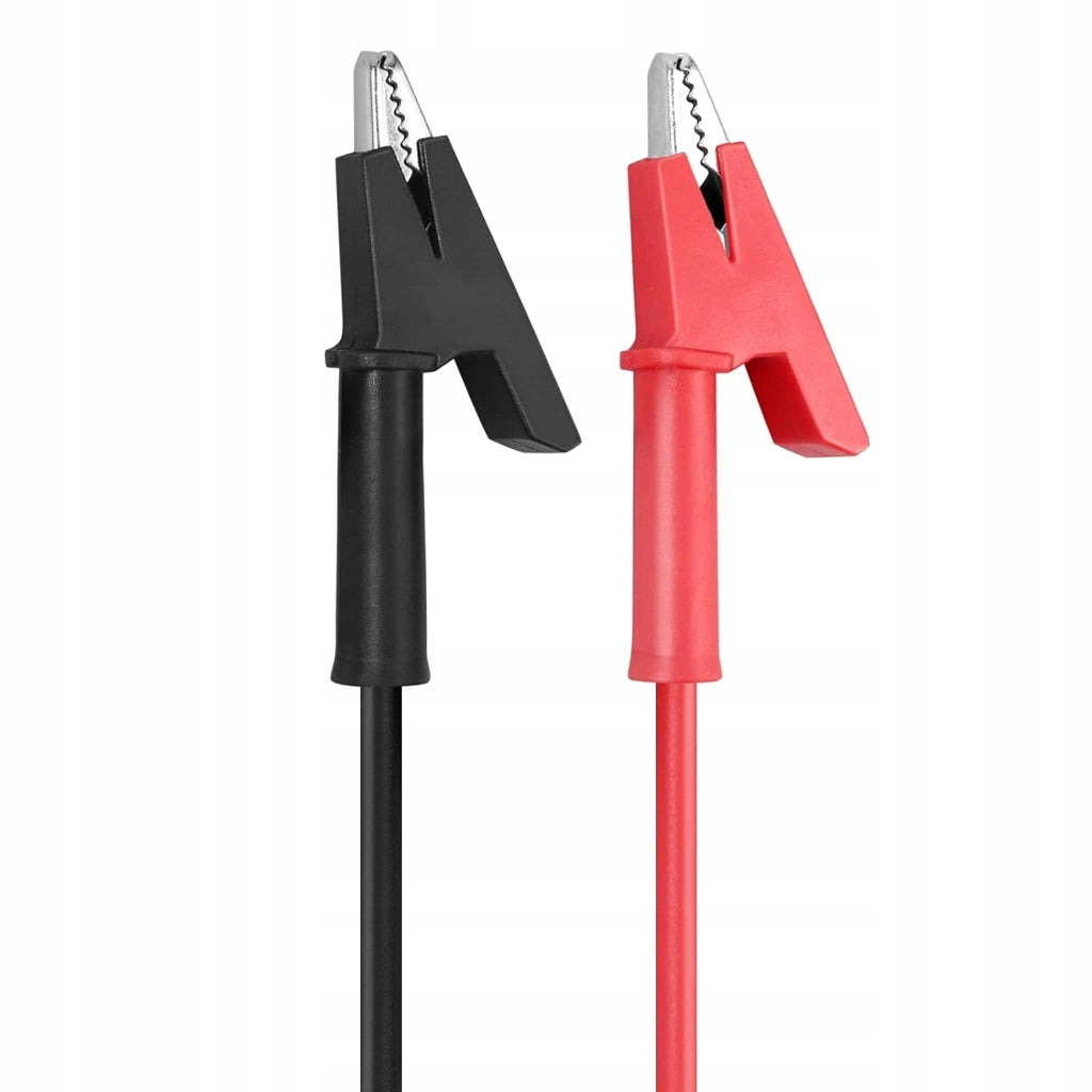 Cavo di Misura per Multimetro – Coccodrillo 1000V 15A Nero | Lunghezza 100 cm, Diametro 4 mm