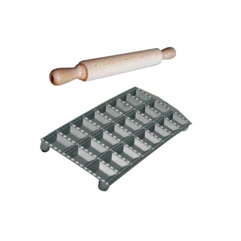 Stampo Ravioli Giganti 24 con Rullo Ottinetti