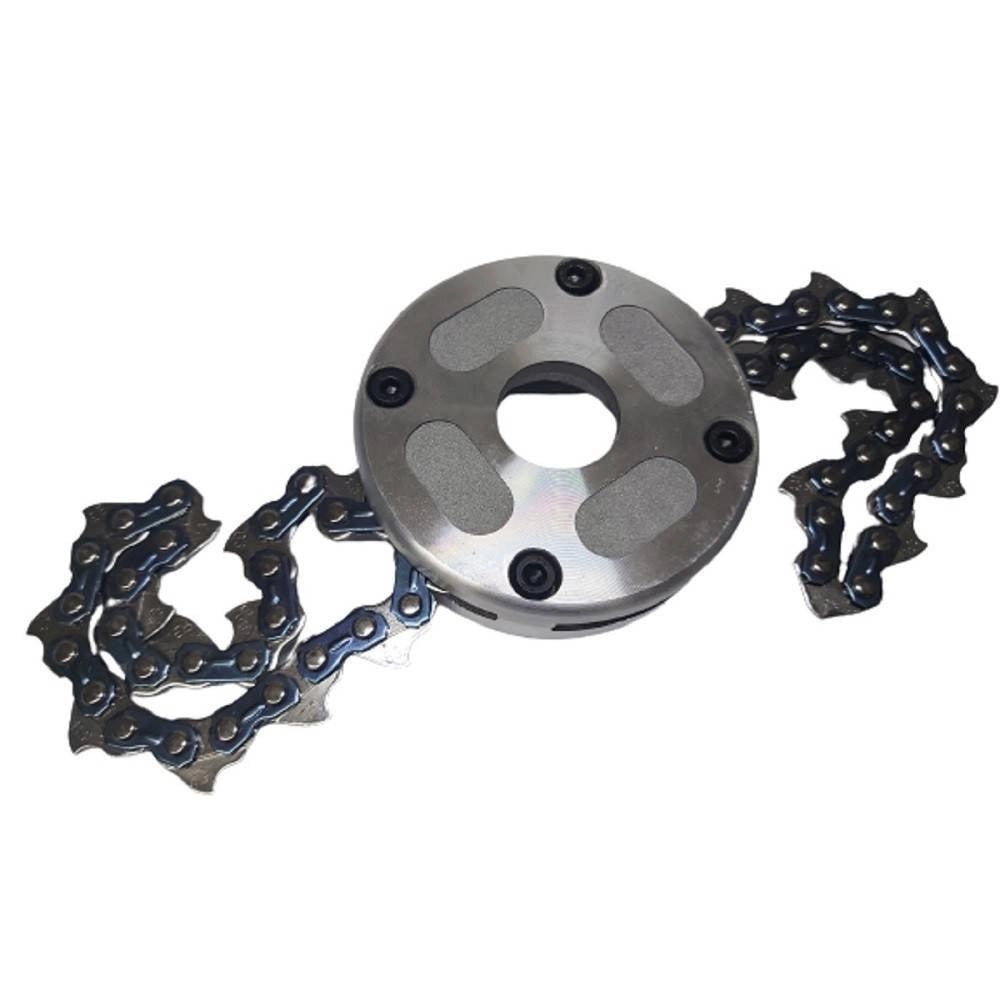 Trade Shop - Set 2 Pezzi Ricambio Per Testina Con Catena Decespugliatore Utensili Giardino -