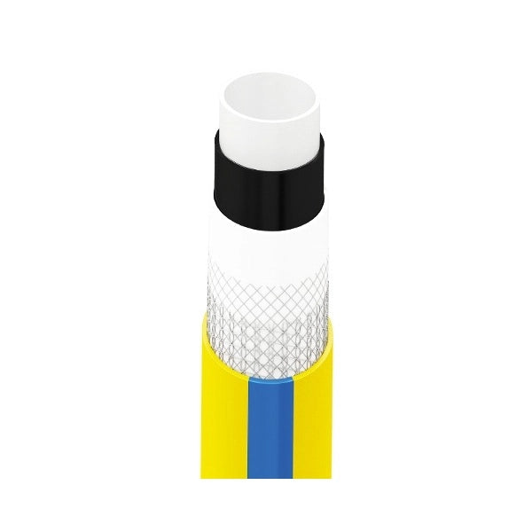 TUBO TWIST BIANCO/GIALLO 3/4" 25M.