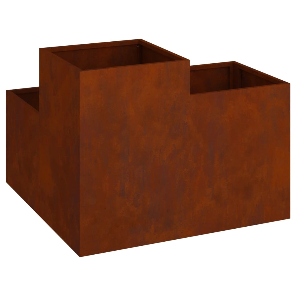 Vaso da giardino Ruggine 80 x 80 x 60 cm