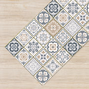 Tappeto passatoia antiscivolo made in Italy diversi modelli 50x180cm - Piastrellebeige