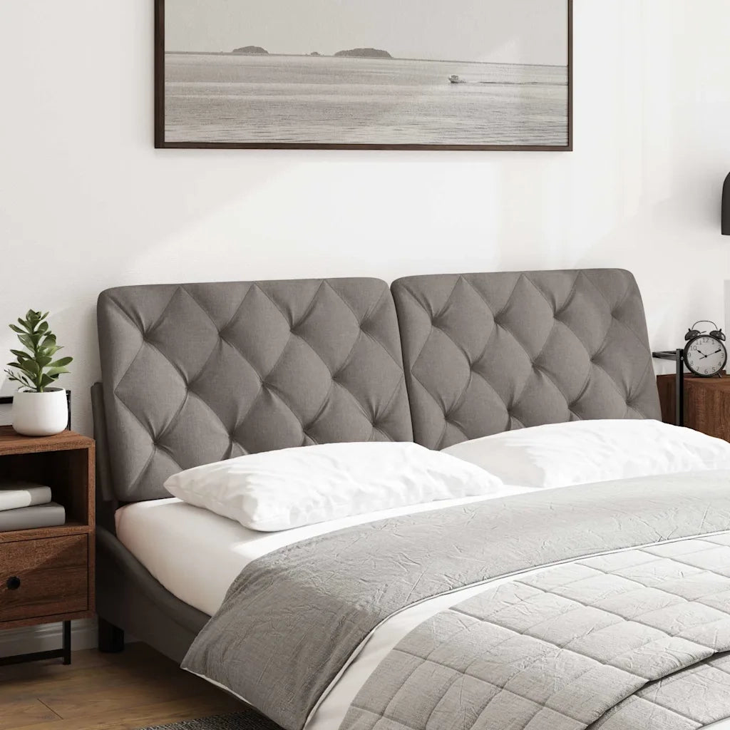 Cuscino Testiera Tortora 160 cm in Tessuto 4019230