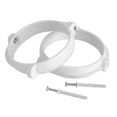 2 PZ STAFFE FERMATUBO CON VITI- Diam. 100 mm- FIRST- pezzi 1