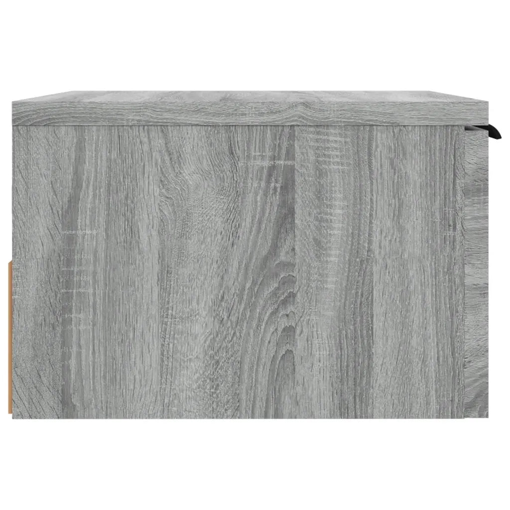 Comodino a Muro Grigio Sonoma 34x30x20 cm 817089