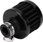 Filtro di ingresso per oli 20mm - Vanne di scarico universale per auto - Nero.