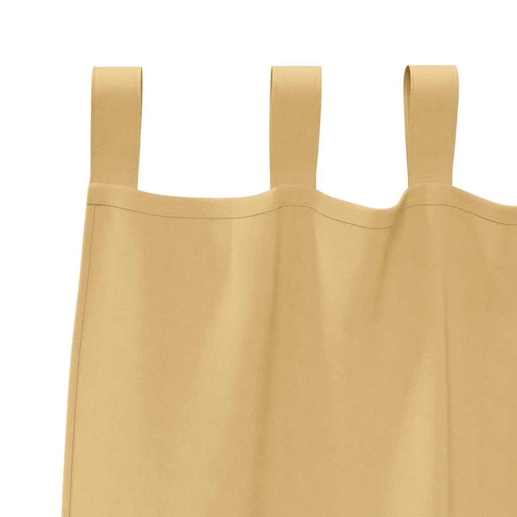 Tende Blackout con Anelli 2 pcs Beige 175 x 140 cm Poliestere 4107534