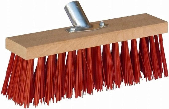 Bastone da stiro 31 cm PVC rosso - spazzola da pavimento ampia