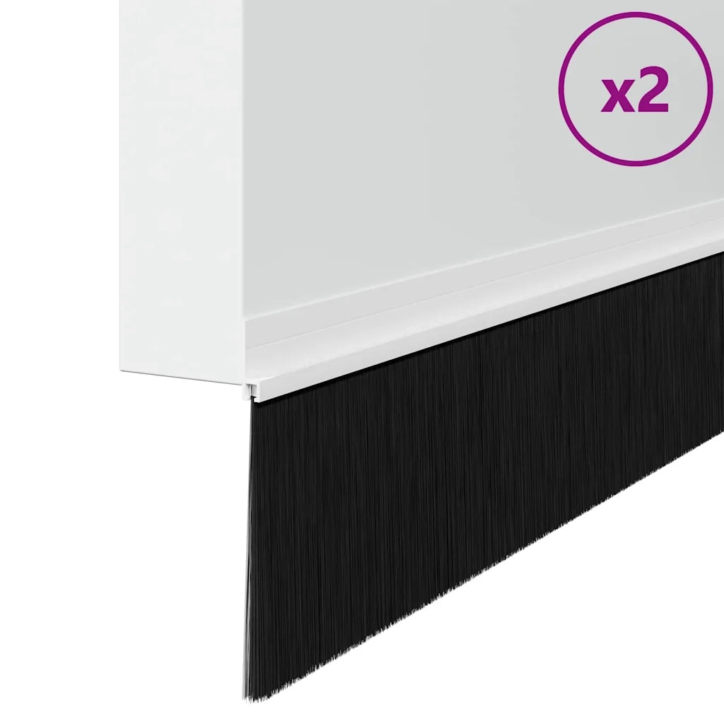 Spazzole per porte autoadesive 2 pz Bianco 100 cm CFW4236227