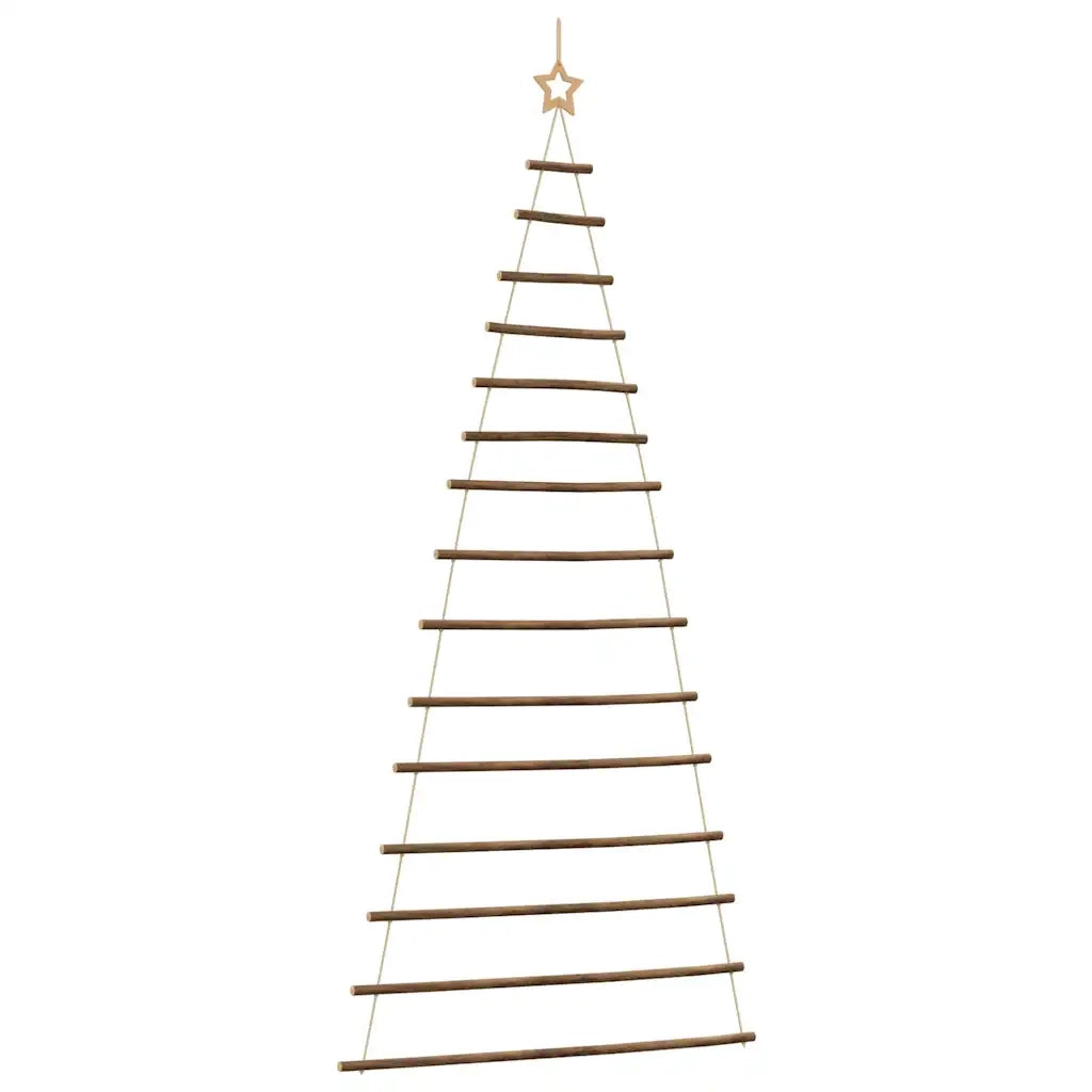 Albero di Natale sospeso con stella superiore 100x210 cm Ramo naturale 4101013