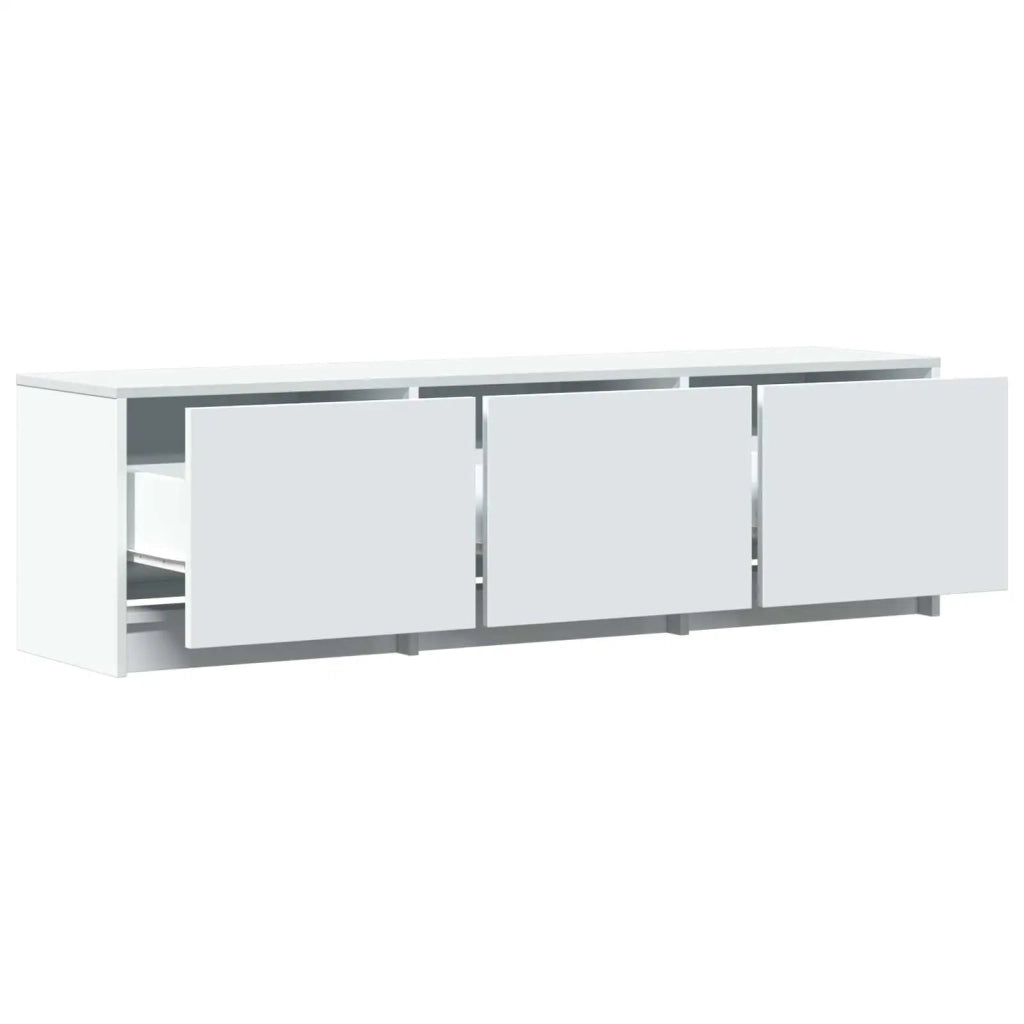 Mobile TV con LED Bianco 140 x 34 x 40 cm Legno ingegnerizzato 3418710