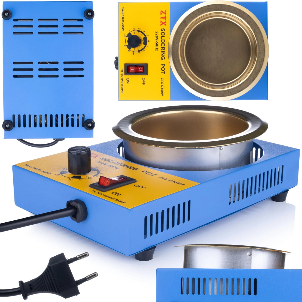 Tigelle per Saldatura 41-D 350W – Acciaio Inossidabile, Diametro 100mm | Temperatura 100-550°C
