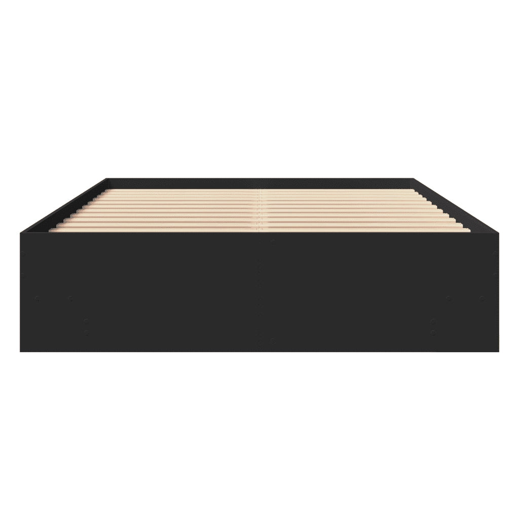 Giroletto Nero 135x190 cm in Legno Multistrato