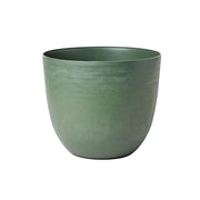 Vaso Rotondo Indoor e Outdoor Tera con Riserva D'acqua Over Forest Ø58 cm in Plastica Verde