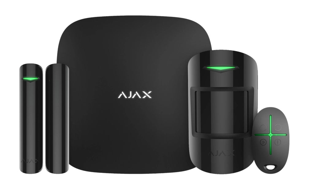 Ajax Kit Allarme Hub 4G MotionProtect DoorProtect Nero