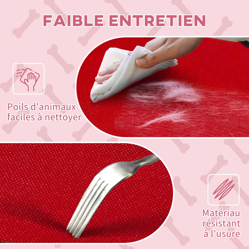 Letto per Animali ¨C Minimal ¨C Rosso 122x92x23 cm