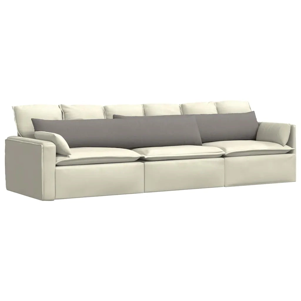 Cuscini da Divano 2 pz-Set di 2 Cuscini per Sofa Talpa 200 x 40 cm Tessuto 147477