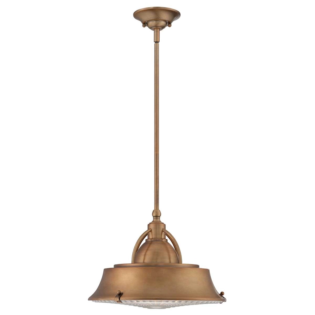Lampada a sospensione Cody rame Ø36,8 2xE27 Quoizel