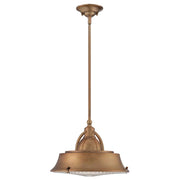 Lampada a sospensione Cody rame Ø36,8 2xE27 Quoizel