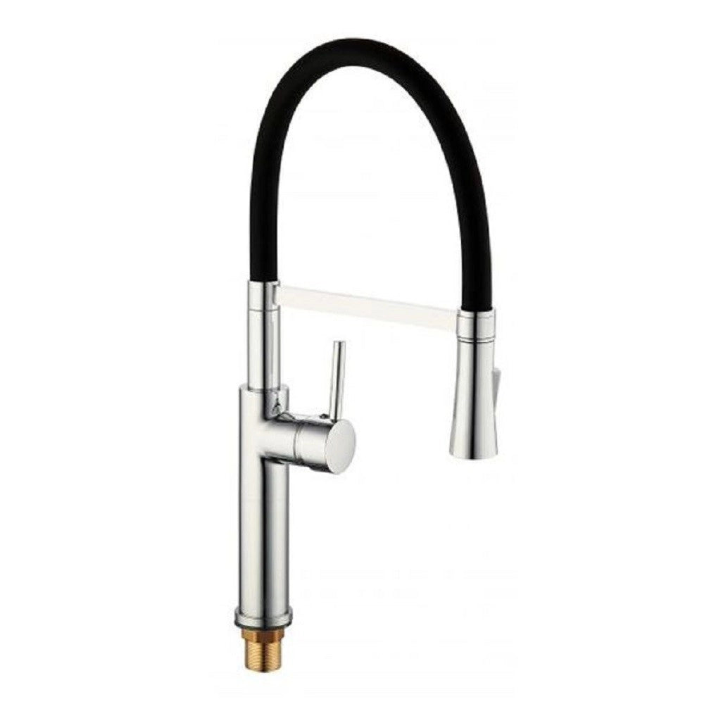 Trade Shop - Miscelatore Rubinetto Lavello Cucina Getto Per Lavabo Design Con Doccetta 59660 -