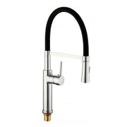 Trade Shop - Miscelatore Rubinetto Lavello Cucina Getto Per Lavabo Design Con Doccetta 59660 -