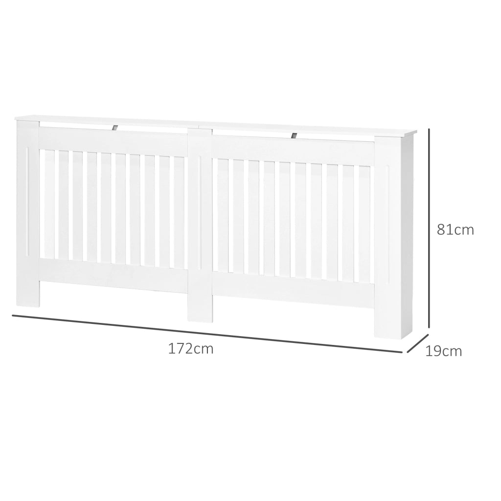 Copritermosifone MDF ¨C Xylo ¨C Bianco 172x19x81 cm