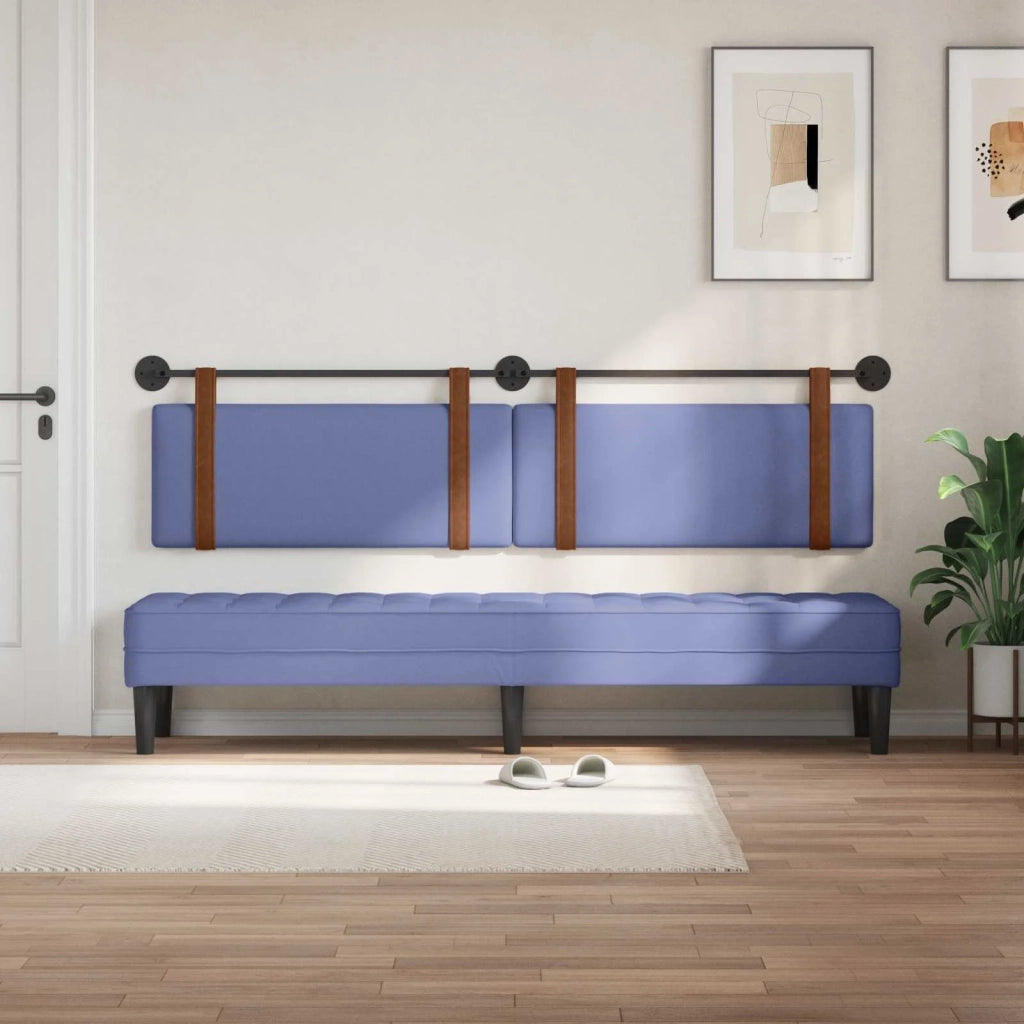 Testiera | Testata sospesa Blu jeans PU Antico