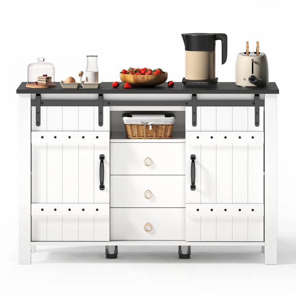 Buffet rustico - Xylo - 3cass scorrevoli 120x40x80cm