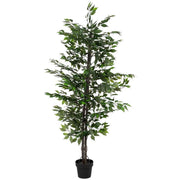 Banano artificiale decorativo verde 95x95x179
