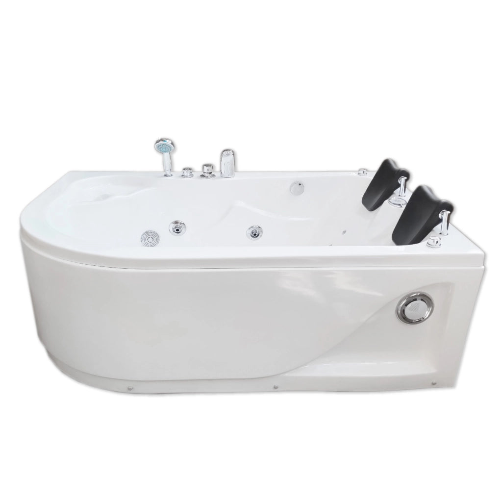 Vasca idromassaggio bianca 170 X 115 cm per 2 persone 15 getti – Varadero