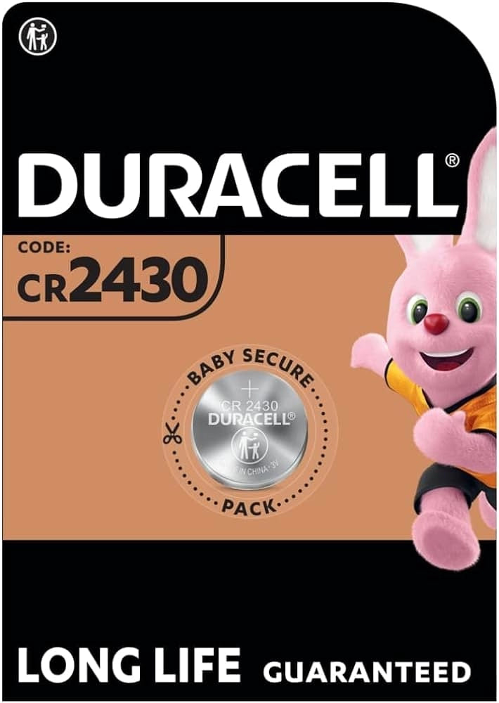 PILA A BOTTONE '2430' Blister 1 Pezzo - 10 pezzi- DURACELL
