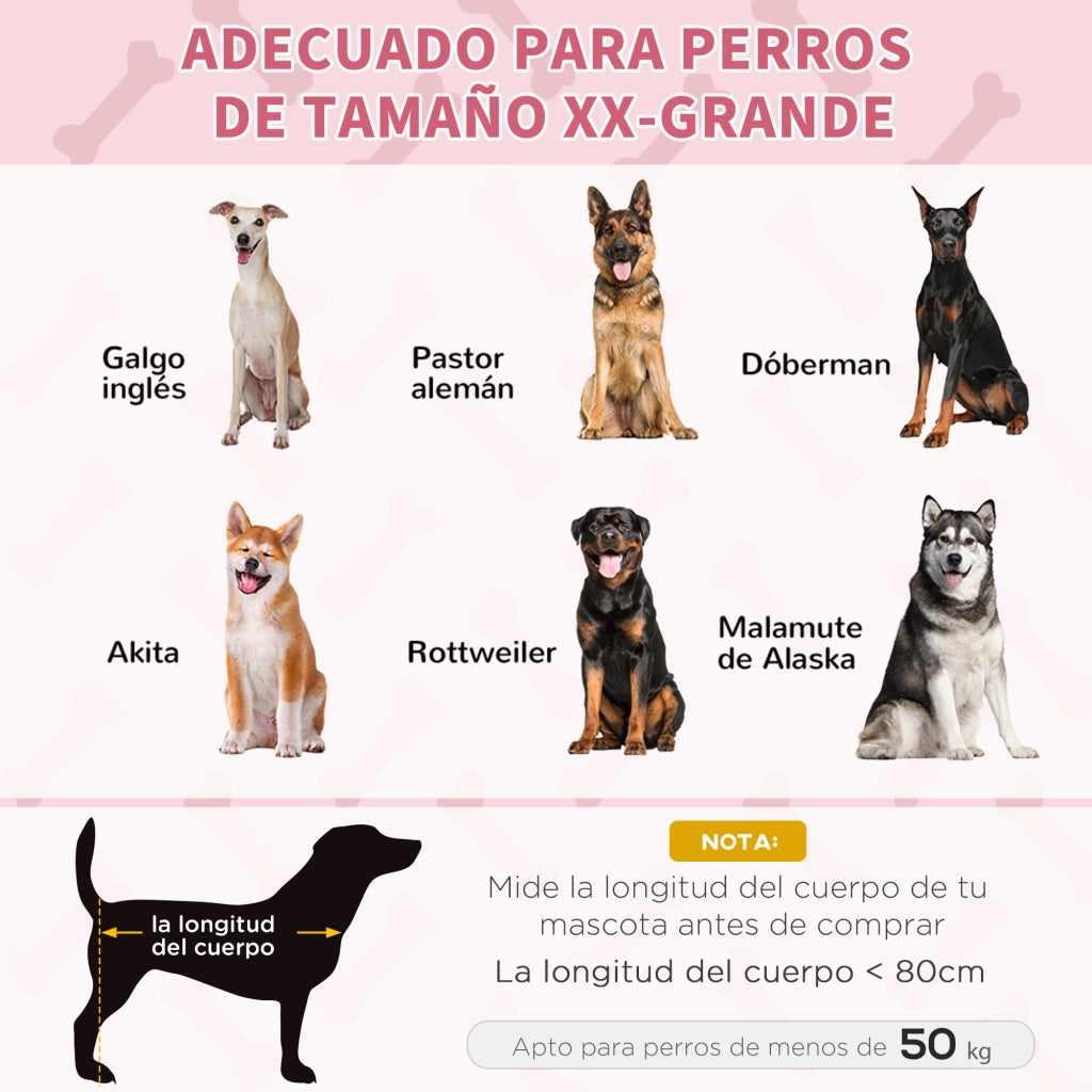 Lettino rialzato per cani e gatti ¨C Xylo ¨C 122x92x23 cm rosso