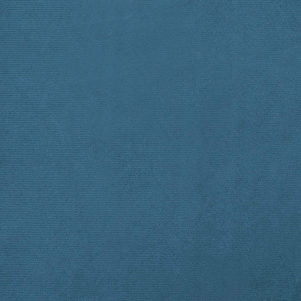 Cuccia per cani con cesto divano confortevole 70 x 45 x 33 cm velluto blu 02_0042874