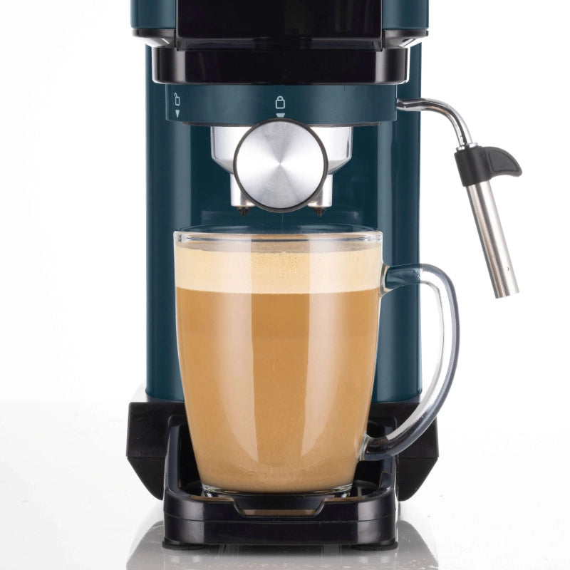 Macchina da caffè espresso Sky Blue 1300W - 15 bar di pressione - Blu